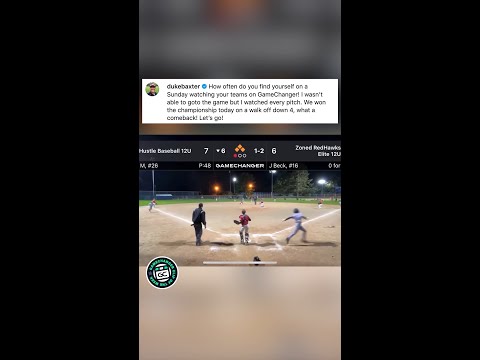 Championship Walk-Off on GameChanger!