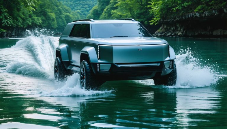 挑战自然的SUV：认识扬望U8，这款在水上漂浮的汽车